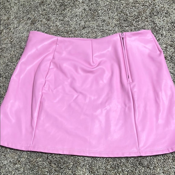 Altar'd State Pink A-Line Mini Skirt - Picture 3 of 3